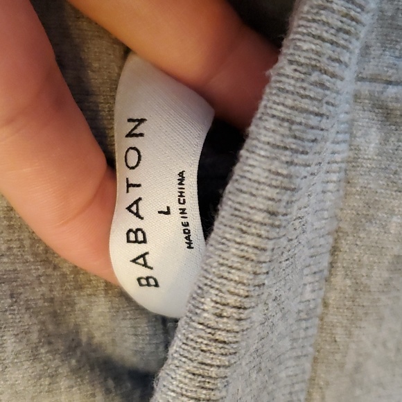 Babaton Tapered Sweatpant Style Pants Size Large - Picture 3 of 5